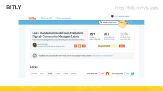 BITLY

https://bitly.com/a/stats

#FormaciónEBusiness

 