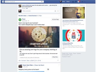 18
This is what a paid social ad looks like when it is show in your feed or sidebar on Facebook.
 
