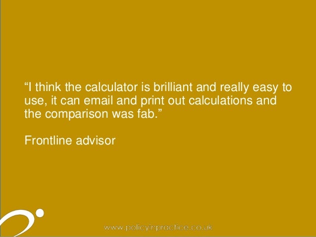Budgeting Calculator Frontline Advisor Post Navigation Username