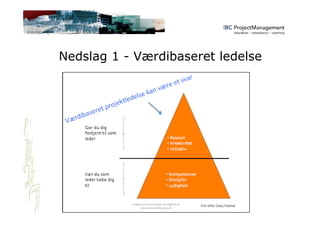 Nedslag 1 - Værdibaseret ledelse
 