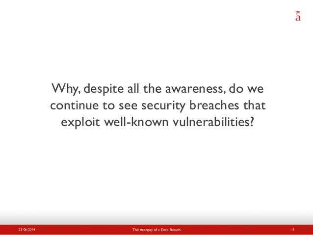 The Autopsy Of A Data Breach Webinar The Autopsy Of A Data Breach Webinar