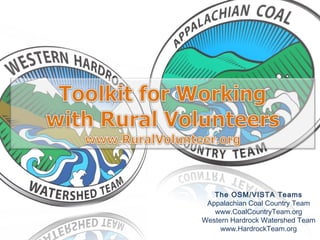 Toolkit for Working with Rural Volunteers 