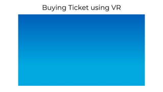 Buying Ticket using VR
 