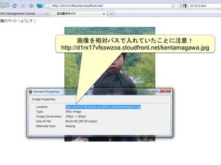 画像を相対パスで入れていたことに注意！
http://d1rx17vfsswzoa.cloudfront.net/kentamagawa.jpg
 