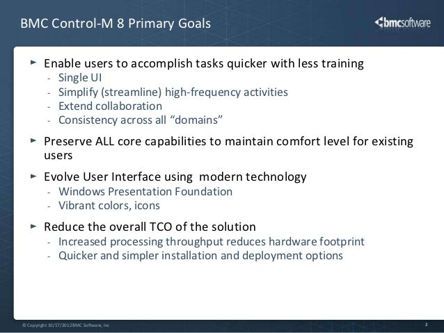 The Power Of Simple Whats New In Bmc Control M 8