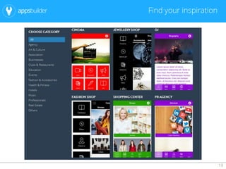13
Find your inspiration
 
