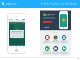 15
Mobile Redirect, Landing Page
 