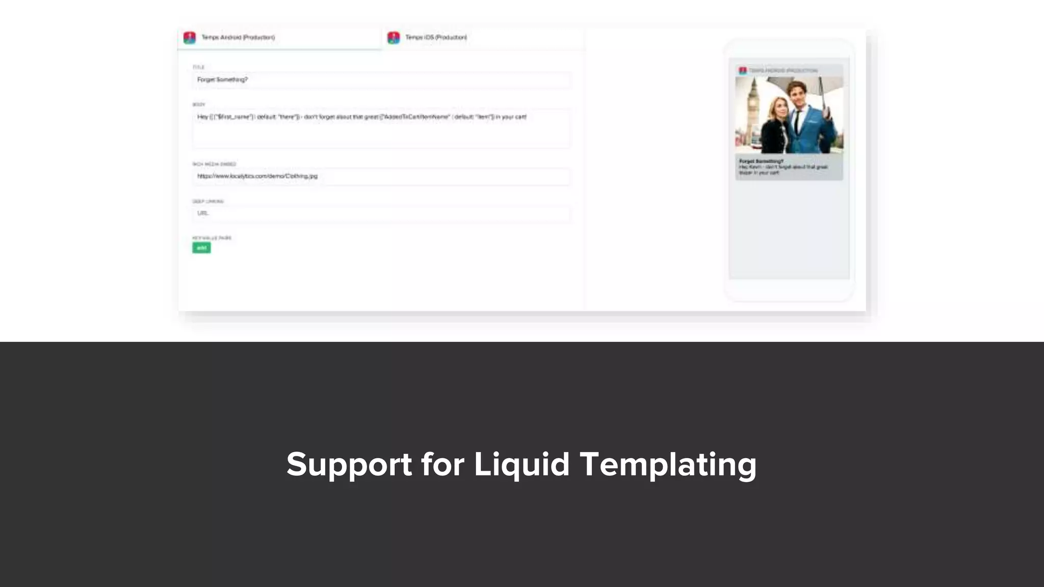 Support for Liquid Templating
 