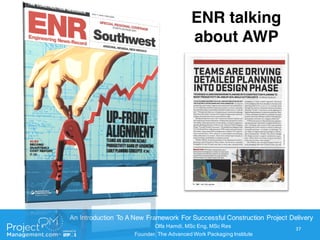 Advanced Work Packaging (AWP): An Illustration of the Mortar Concept(c ...