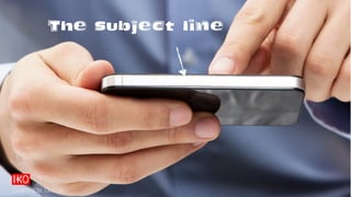 The subject line
Sidetrade Group
 