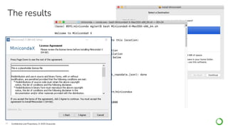 24 Conﬁdential and Proprietary. © 2020 Anaconda
The results
 