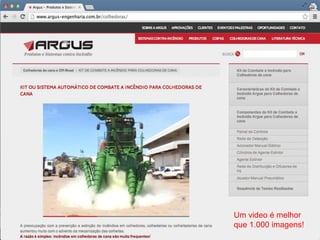 Um video é melhor
que 1.000 imagens!
 