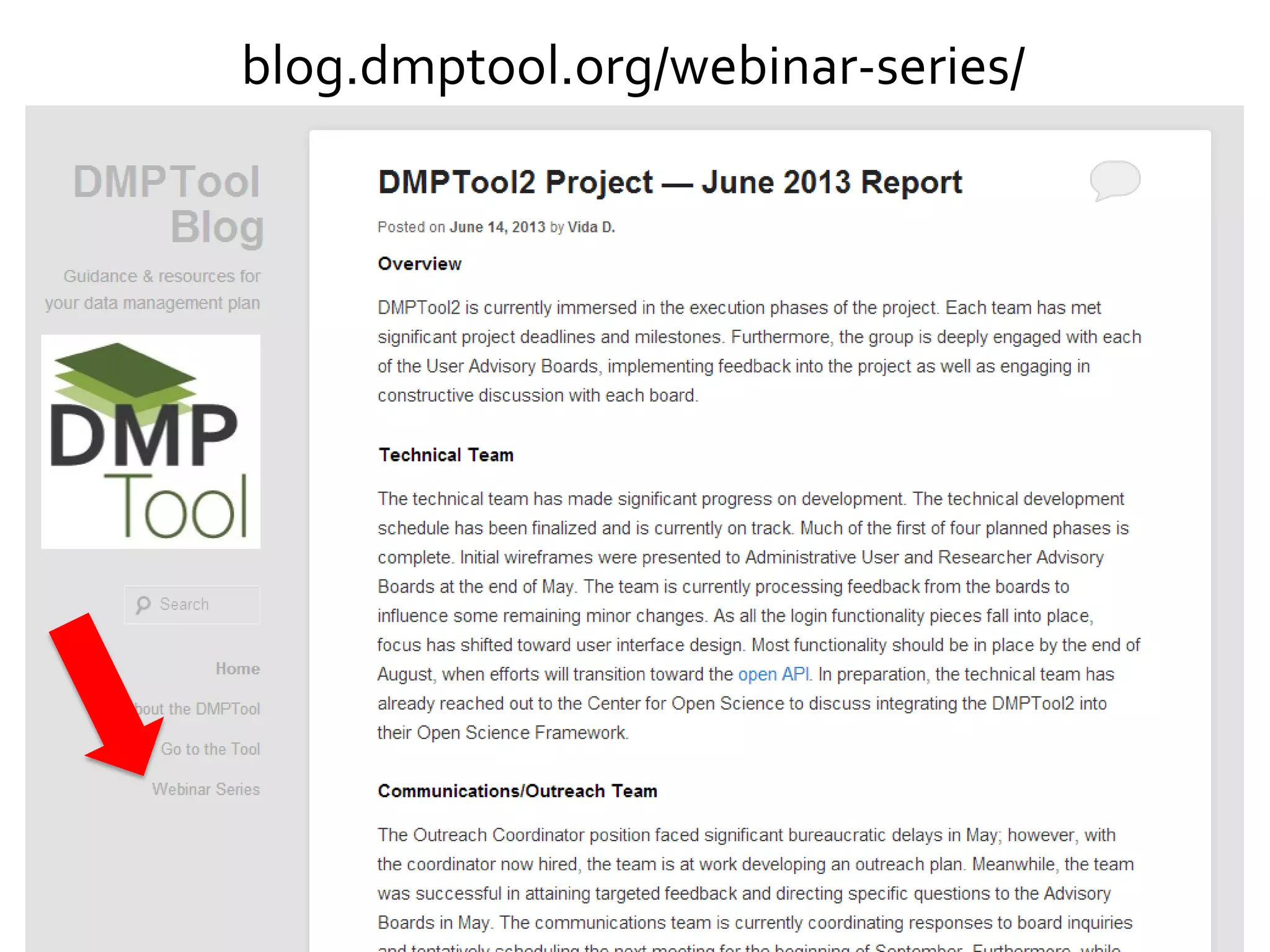 blog.dmptool.org/webinar-series/
 