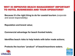 Beach Risk and Sustainability Challenges for Tourist Resorts | PPTX