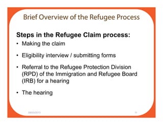 Boc Form The New Basis of Claim Form (BOC) for Refugee Claims | PDF