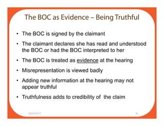 Boc Form The New Basis of Claim Form (BOC) for Refugee Claims | PDF