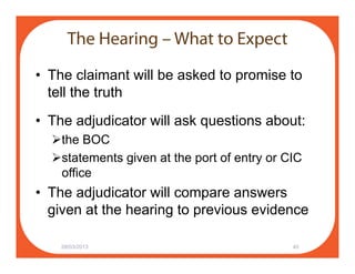 Boc Form The New Basis of Claim Form (BOC) for Refugee Claims | PDF