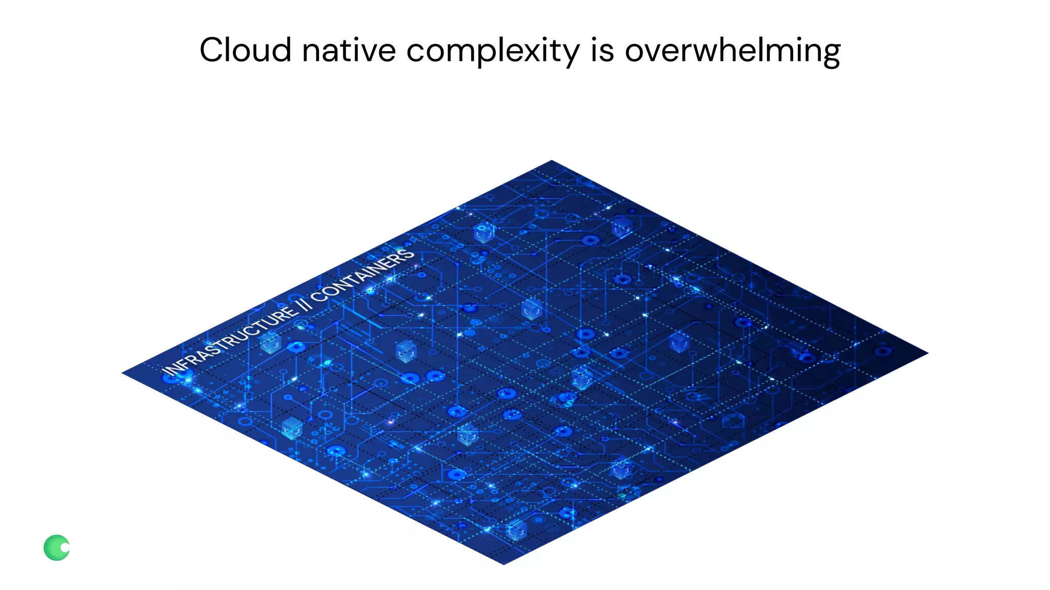 chronosphere.io
Cloud native complexity is overwhelming
 