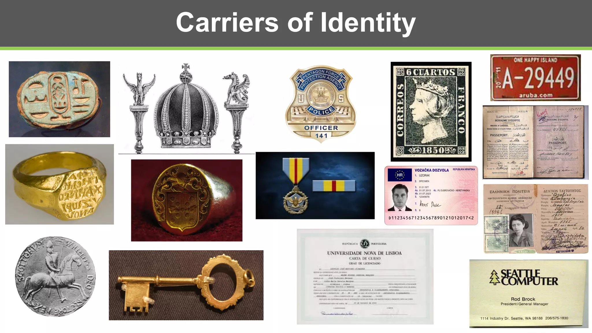 Carriers of Identity
 