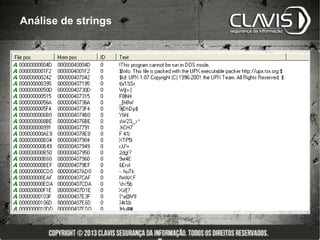 Análise de strings
 