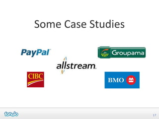 Some Case Studies




                    17
 