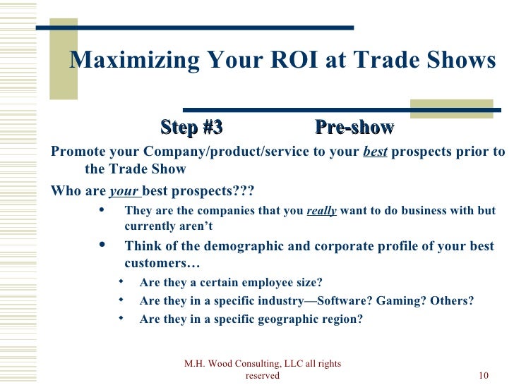 how to maximize your trade show roi pre show trade show invitation template