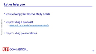 The Reserve Study Proposal - Function and Purpose | PDF