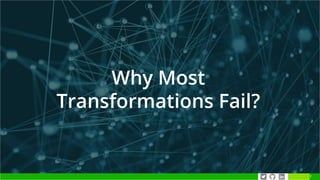 Why Most
Transformations Fail?
7
 