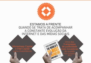 PRINCIPAIS AGÊNCIAS CLIENTES
 