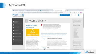Acceso vía FTP
 