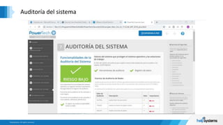 Auditoría del sistema
 