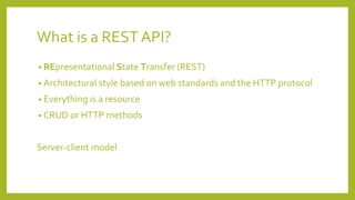 RESTful API – How to Consume, Extract, Store and Visualize Data with ...