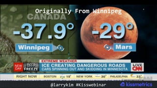 Originally	From	Winnipeg	
@larrykim	#Kisswebinar	
 