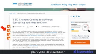 #CMCa2z @larrykim@larrykim	#Kisswebinar	
 