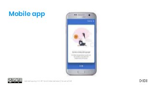 Mobile app
ssimeetup.org · CC BY-SA 4.0 International │ Source: DIDI
 