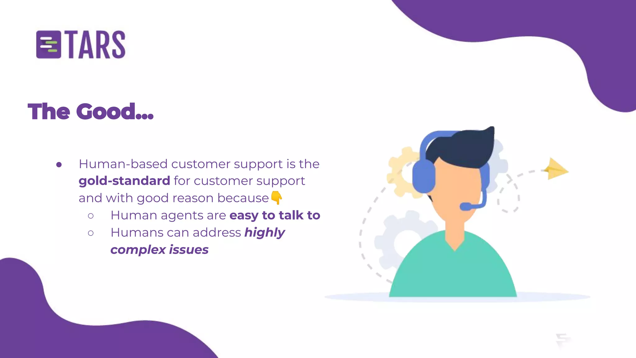 E-commerce customer support chatbot - Tars webinar