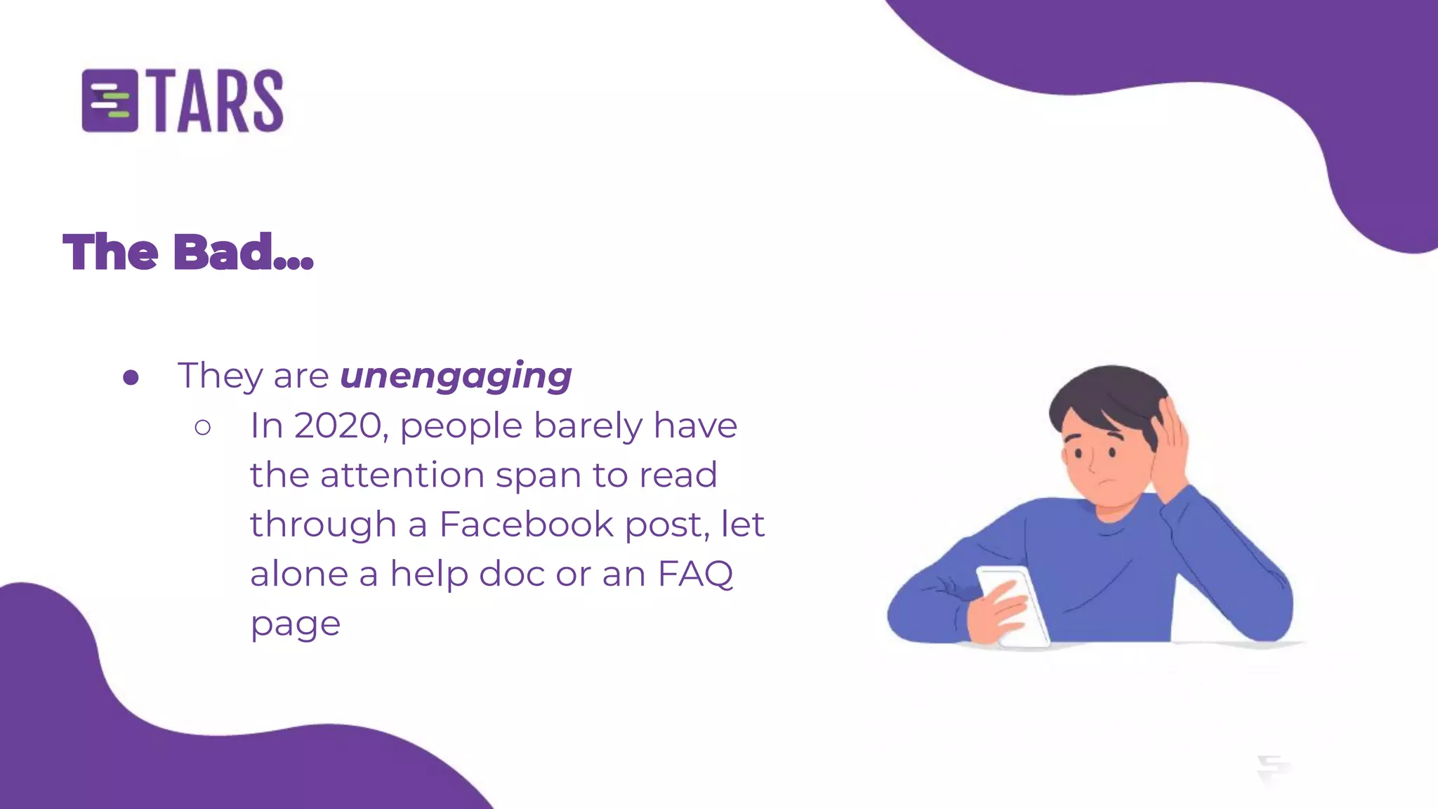 E-commerce customer support chatbot - Tars webinar