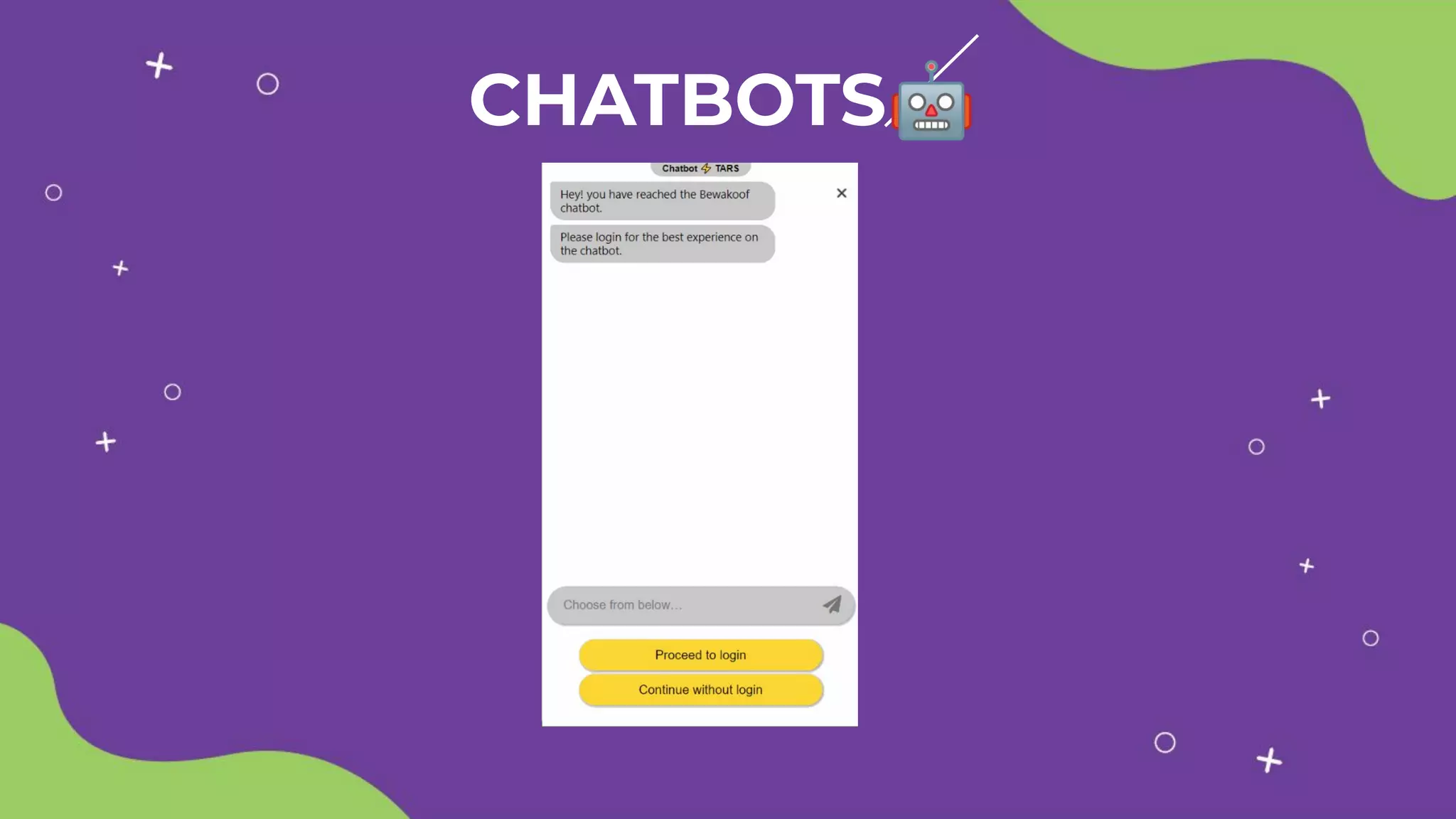 E-commerce customer support chatbot - Tars webinar