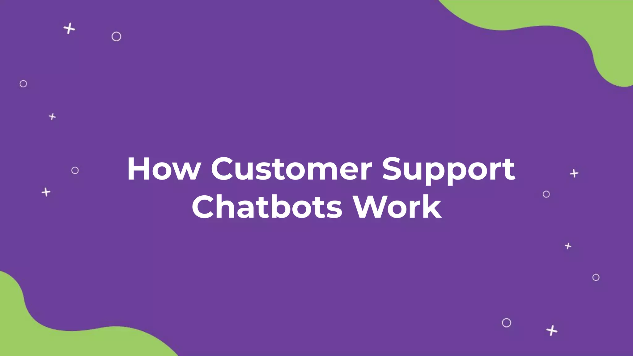 E-commerce customer support chatbot - Tars webinar