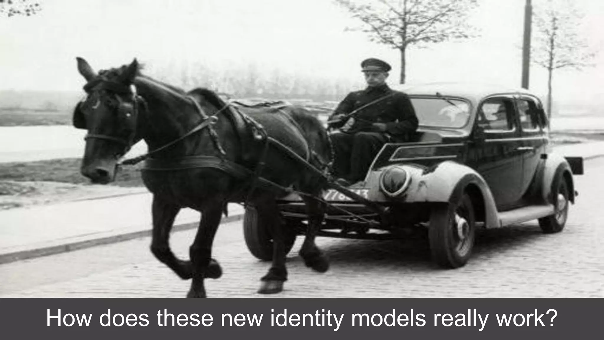 How does these new identity models really work?
 