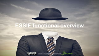 ESSIF functional overview
ssimeetup.org · CC BY-SA 4.0 International
 