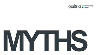 BRAND MARKETERS ARE IN
CHARGE OF THE BRAND
MYTH 3
 