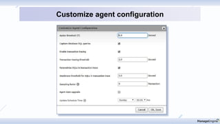 Customize agent configuration
 