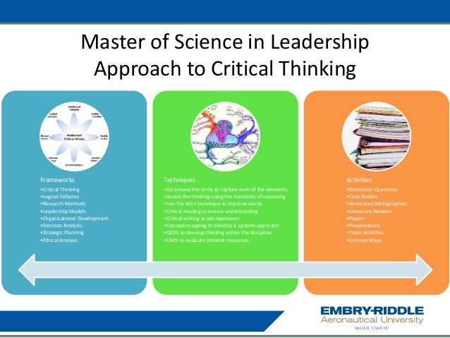 critical thinking in leadership and management