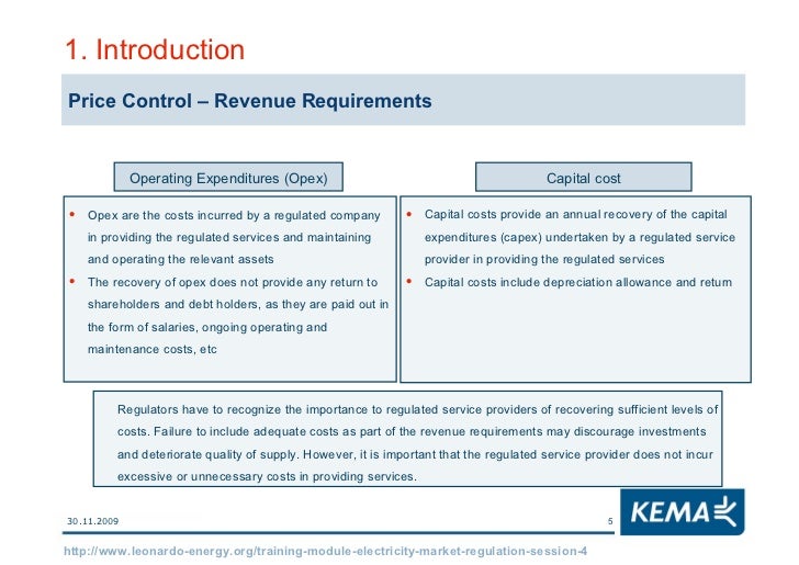 Electricity Markets Regulation Lesson 4 Regulatory Asset Base