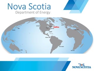 Nova ScotiaDepartment of Energy
 