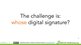 47
SSIMeetup.orgReleased under a Creative Commons license. (CC BY-SA 4.0).
 