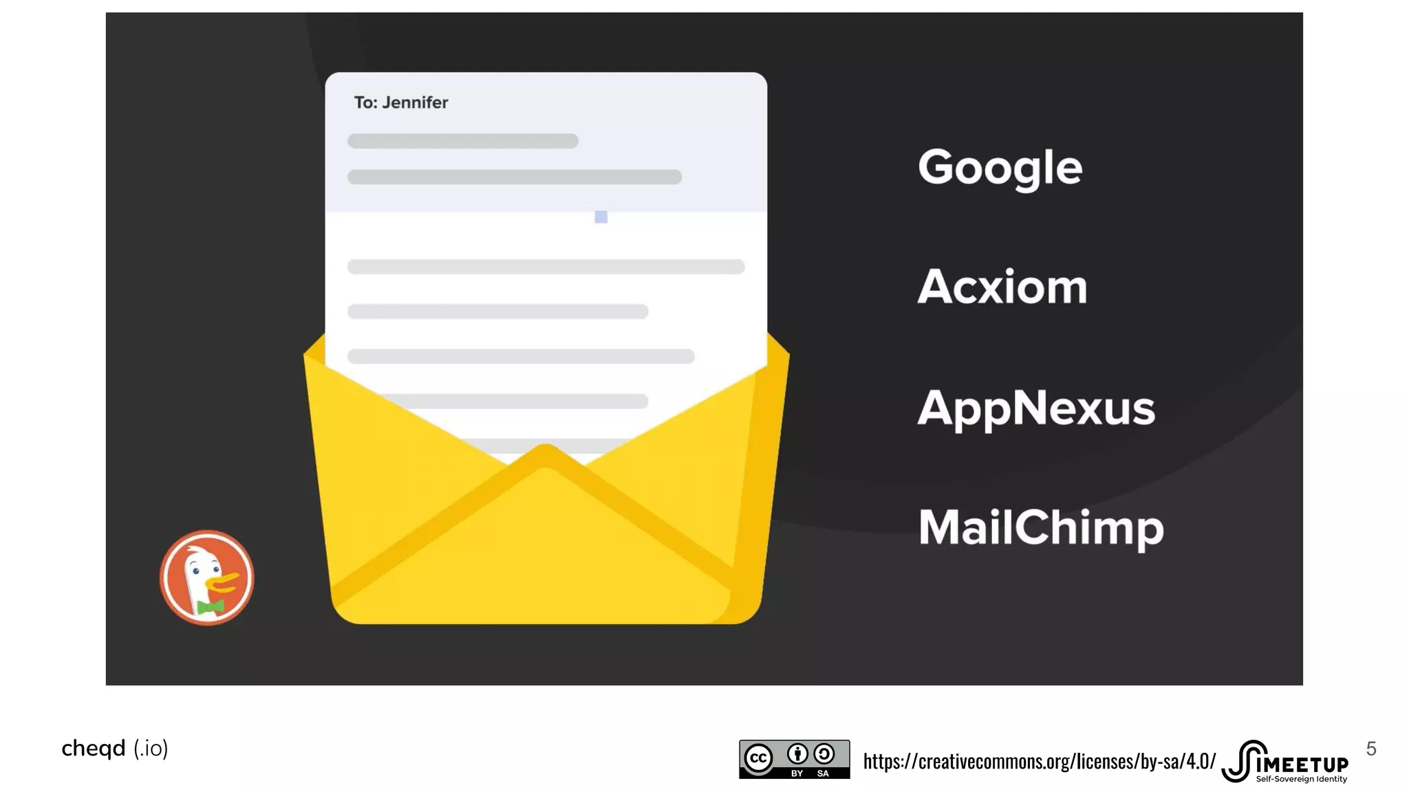 5
cheqd (.io)
https://creativecommons.org/licenses/by-sa/4.0/
 