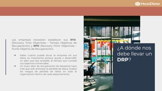 Elementos de productividad: DRP / Backup / BCP | PDF