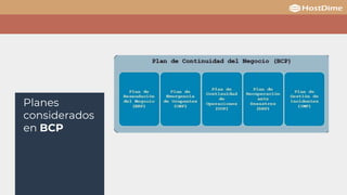 Elementos de productividad: DRP / Backup / BCP | PDF